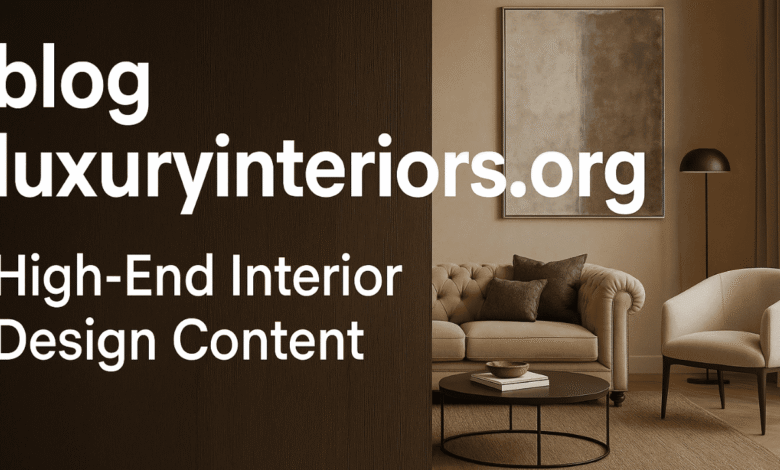 Blog luxuryinteriors.org