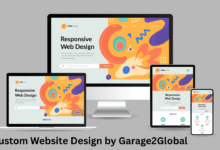 custom website design by garage2global