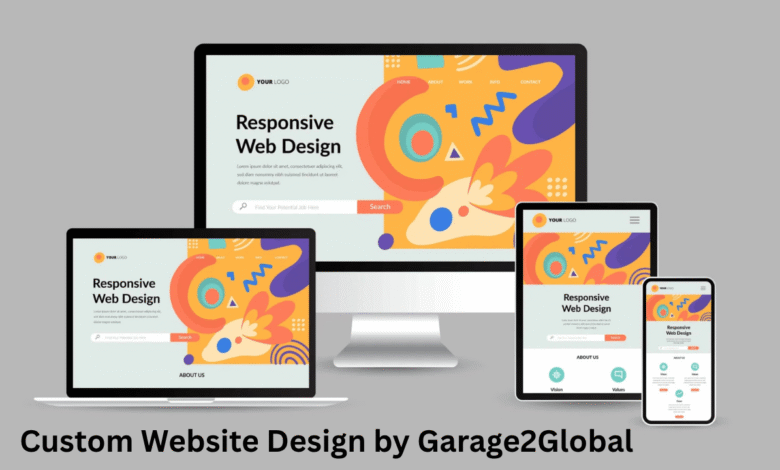 custom website design by garage2global
