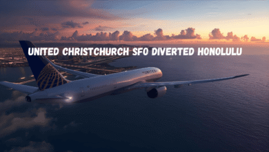 united christchurch sfo diverted honolulu